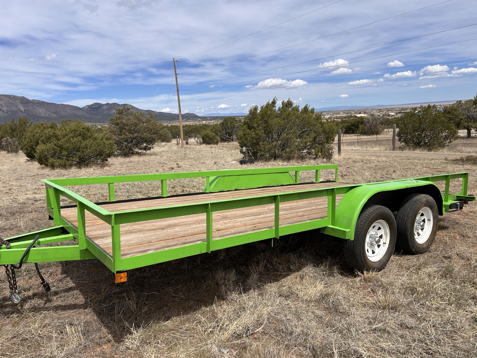Load Runner Trailer Rentals and Hauling utility trailer in the East Mountains near Edgewood, NM
